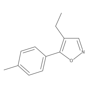 4-Ethyl-5-(4-methylphenyl)isoxazole结构式
