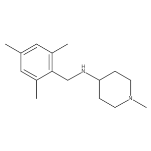 1-Methyl-N-[(2,4,6-trimethylphenyl)methyl]-4-piperidinamine结构式