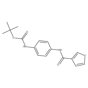 tert-butyl N-[4-(furan-3-carbonylamino)phenyl]carbamate Structure