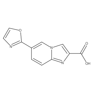 6-(Oxazol-2-yl)imidazo[1,2-a]pyridine-2-carboxylic acid结构式