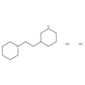 1-[2-(3-Piperidinyl)ethyl]piperidine dihydrochloride结构式