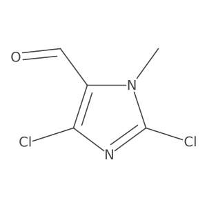 2,4-dichloro-1-methyl-1H-imidazole-5-carbaldehyde Structure