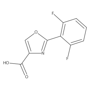 2-(2,6-difluorophenyl)oxazole-4-carboxylic acid Structure