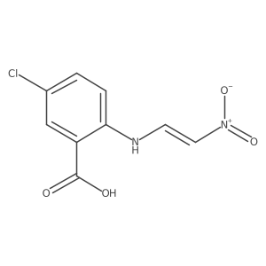 5-Chloro-2-(2-nitrovinylamino)benzoic acid Structure