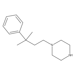 1-(3-Methyl-3-phenylbutyl)piperazine Structure