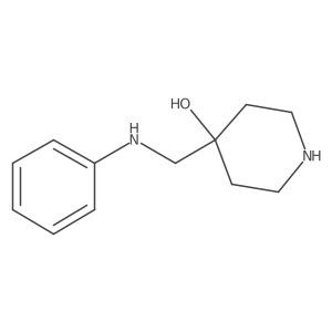 4-[(Phenylamino)methyl]piperidin-4-ol结构式