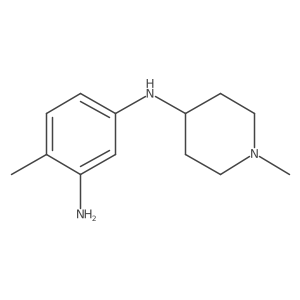 4-methyl-1-N-(1-methylpiperidin-4-yl)benzene-1,3-diamine Structure