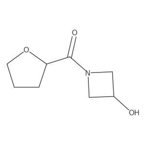 1-(Oxolane-2-carbonyl)azetidin-3-ol Structure