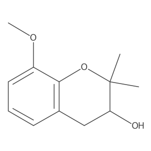 3,4-Dihydro-8-methoxy-2,2-dimethyl-2H-1-benzopyran-3-ol Structure