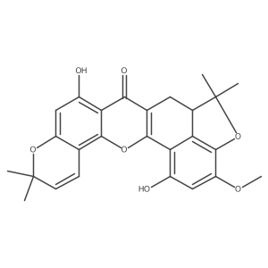 Cycloartomunoxanthone Structure