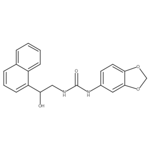 1-(Benzo[d][1,3]dioxol-5-yl)-3-(2-hydroxy-2-(naphthalen-1-yl)ethyl)urea Structure