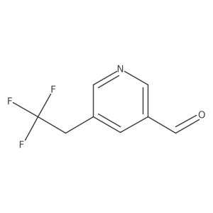 5-(2,2,2-Trifluoroethyl)nicotinaldehyde结构式