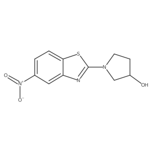 1-(5-Nitrobenzo[d]thiazol-2-yl)pyrrolidin-3-ol Structure