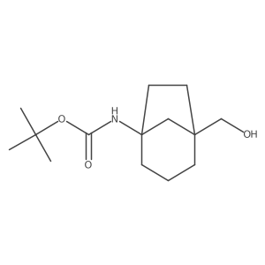 Tert-butyl (5-(hydroxymethyl)bicyclo[3.2.1]octan-1-yl)carbamate Structure