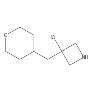 3-[(Oxan-4-yl)methyl]azetidin-3-ol Structure
