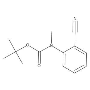 Tert-butyl (2-cyanophenyl)(methyl)carbamate Structure