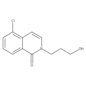 5-Chloro-2-(3-hydroxypropyl)isoquinolin-1(2H)-one Structure