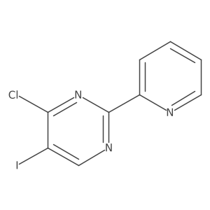 4-Chloro-5-iodo-2-(pyridin-2-yl)pyrimidine结构式