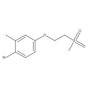1-Bromo-4-(2-methanesulfonylethoxy)-2-methylbenzene Structure