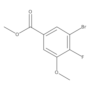 Methyl 3-bromo-4-fluoro-5-methoxybenzoate Structure
