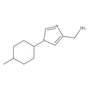 [1-(4-methylcyclohexyl)-1H-imidazol-4-yl]methanamine结构式