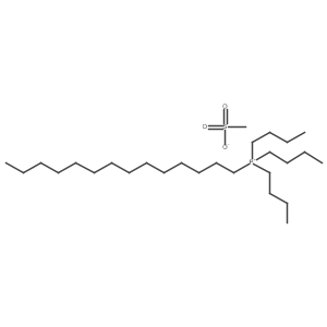 Tributyl(tetradecyl)phosphonium methanesulfonate结构式