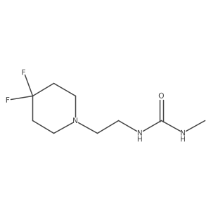 1-[2-(4,4-Difluoropiperidin-1-yl)ethyl]-3-methylurea Structure