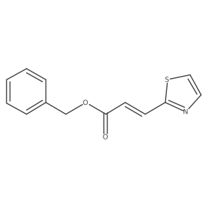 Benzyl 3-(thiazol-2-yl)acrylate结构式