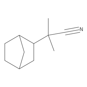 2-{Bicyclo[2.2.1]heptan-2-yl}-2-methylpropanenitrile Structure