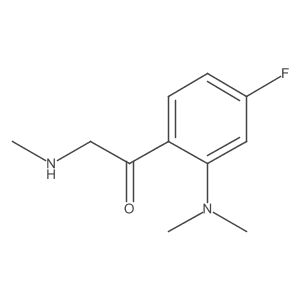 1-[2-(Dimethylamino)-4-fluorophenyl]-2-(methylamino)ethan-1-one Structure