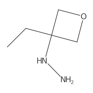 (3-Ethyloxetan-3-yl)hydrazine结构式