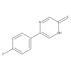 5-(4-Fluorophenyl)-1,2-dihydropyrazine-2-thione结构式