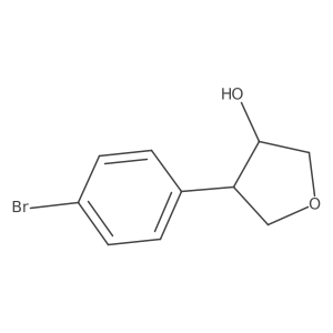 4-(4-Bromophenyl)oxolan-3-ol Structure
