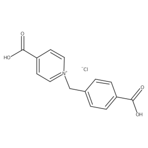 4-Carboxy-1-(4-carboxybenzyl) pyridinium chloride结构式