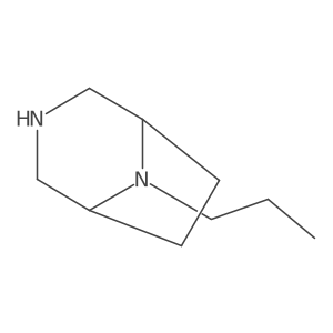 (1R,5S)-8-propyl-3,8-diazabicyclo[3.2.1]octane结构式