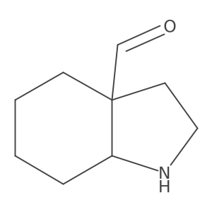 Octahydro-1h-indole-3a-carbaldehyde结构式