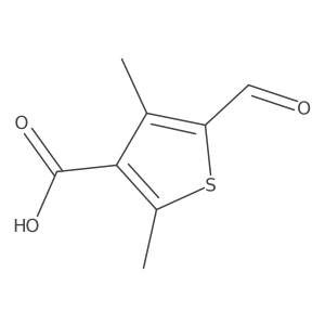 5-Formyl-2,4-dimethylthiophene-3-carboxylic acid结构式
