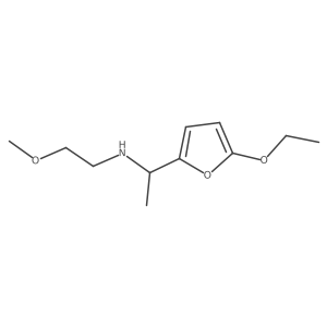 [1-(5-Ethoxyfuran-2-yl)ethyl](2-methoxyethyl)amine结构式