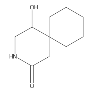 5-Hydroxy-3-azaspiro[5.5]undecan-2-one结构式