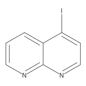 4-Iodo-1,8-naphthyridine结构式