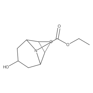 Ethyl 7-hydroxy-3-oxa-9-azatricyclo[3.3.1.02,4]nonane-9-carboxylate Structure
