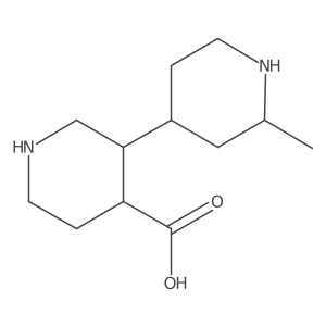 3-(2-Methylpiperidin-4-yl)piperidine-4-carboxylic acid结构式