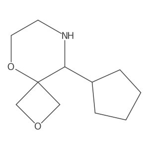 9-Cyclopentyl-2,5-dioxa-8-azaspiro[3.5]nonane结构式