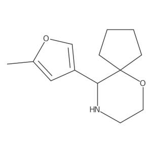 10-(5-Methylfuran-3-yl)-6-oxa-9-azaspiro[4.5]decane Structure