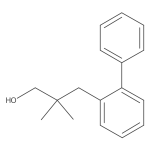 2,2-Dimethyl-3-(2-phenylphenyl)propan-1-ol Structure