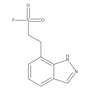 2-(1H-indazol-7-yl)ethane-1-sulfonyl fluoride Structure
