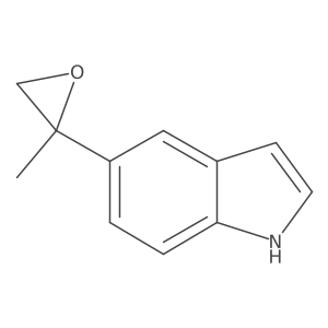 5-(2-methyloxiran-2-yl)-1H-indole Structure