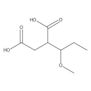 2-(1-Methoxypropyl)butanedioic acid结构式