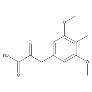 3-(3,5-Dimethoxy-4-methylphenyl)-2-oxopropanoic acid结构式