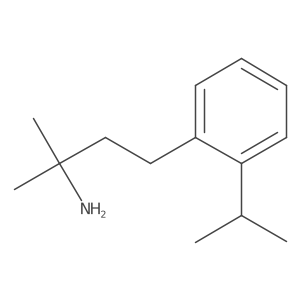 2-Methyl-4-[2-(propan-2-yl)phenyl]butan-2-amine Structure